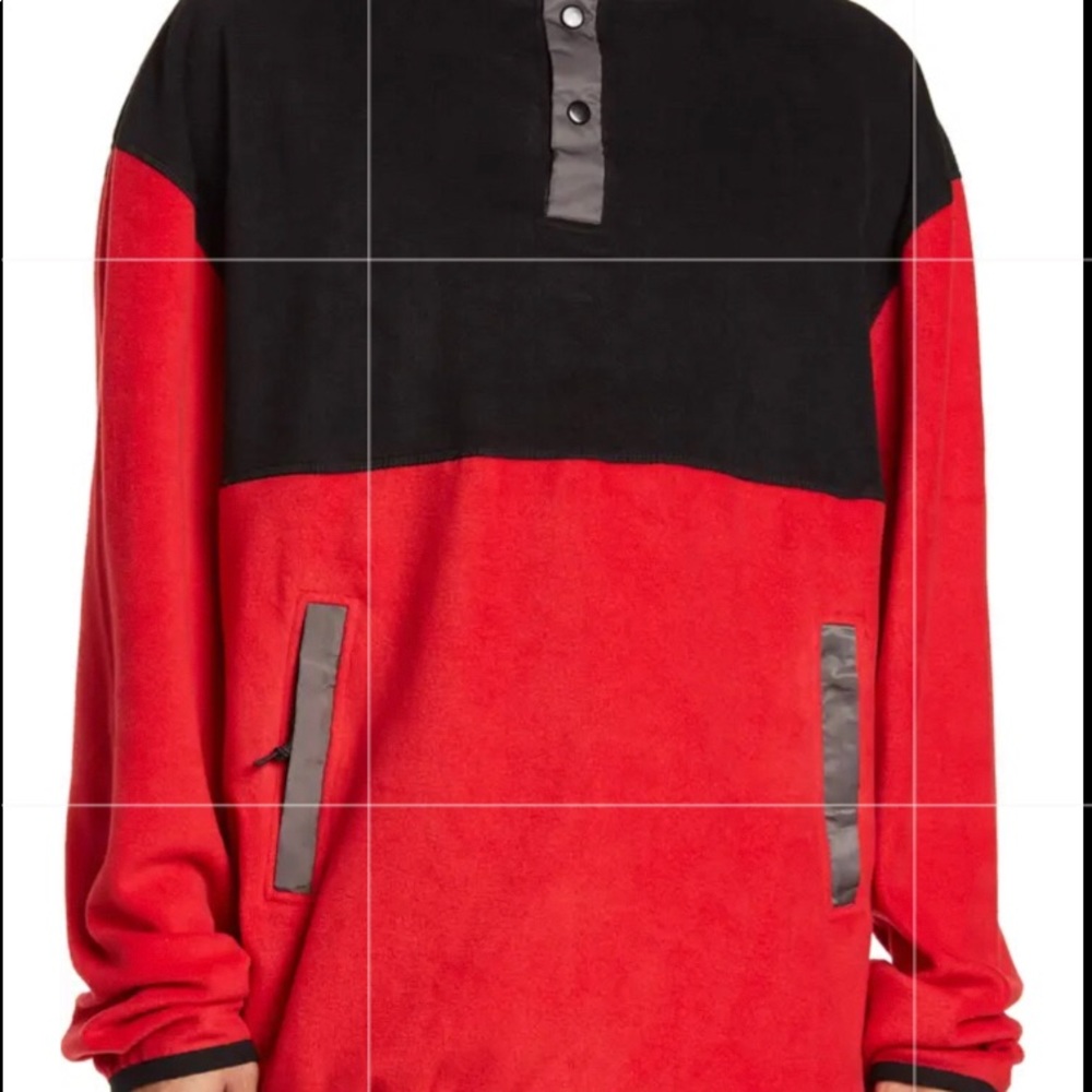 COPY - NWT RDI Micropolar Colorblock Sweatshirt Fleece Mens Large